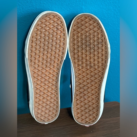 Vans Old Skool Classic Shoe Black Suede Canvas W/8.5 M/7 - Picture 6 of 8